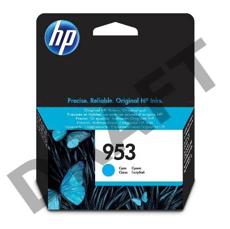 Картридж струйный HP 953 F6U12AE голубой для HP OJP 8710/8715/8720/8730/8210/8725 (700стр.)