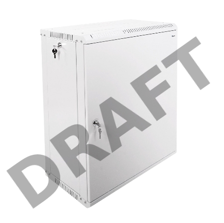 Шкаф телекоммуникационный настенный разборный 15U (600х350) дверь металл, [ ШРН-Э-15.350.1 ]