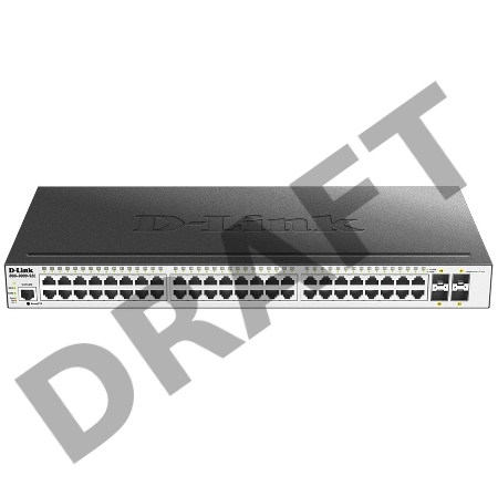 Коммутатор D-Link DGS-3000-52L/B1A 48G 4SFP управляемый