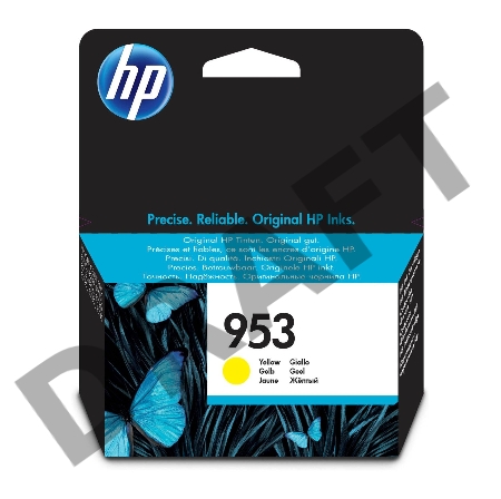 Картридж струйный HP 953 F6U14AE желтый для HP OJP 8710/8715/8720/8730/8210/8725 (700стр.)