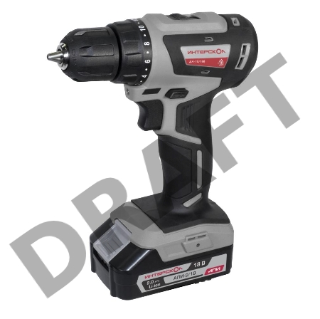 Бесщеточная аккумуляторная дрель-шуруповерт ДА-10/18В МиниМАКС Li-ion АПИ (кейс, 2 аккум. 2Ач, ЗУ)