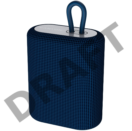 Портативная акустика Canyon Bluetooth Speaker, BT V5.0, BLUETRUM AB5365A, TF card support, Type-C USB port, 1200mAh polymer battery, Blue, cable length 0.42m, 114*93*51mm, 0.29kg