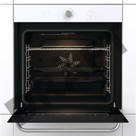 Электрическая духовка Gorenje BOS67371SYW 60 см, 77 л, Коллекция: Simplicity, Очистка паром AquaClean, 12 режимов, белый цвет