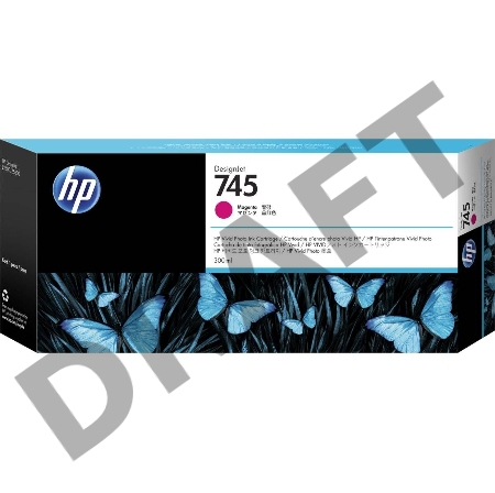 Картридж HP 745 300-ml пурпурный Ink Cartridge