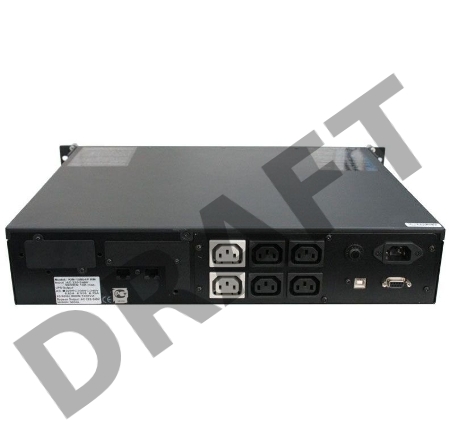 Источник бесперебойного питания Powercom King Pro RM KIN-1200AP LCD 720Вт 1200ВА черный