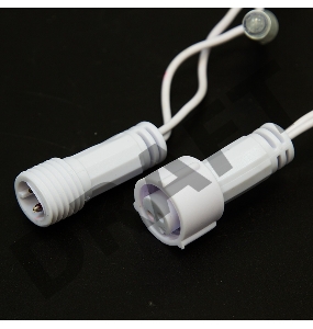 Гирлянда Нить 10м, постоянное свечение, белый ПВХ, 230В, цвет: Мультиколор