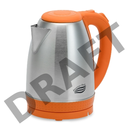 Чайник электрический Великие реки Амур-1 оранжевый, 1,8л, нержавейка