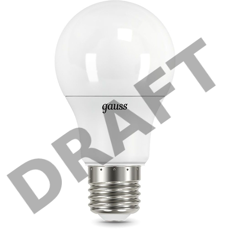 Лампа светодиодная Gauss 102502307 7Вт цок.:E27 груша 220B 6500K св.свеч.бел.хол. (упак.:10шт)