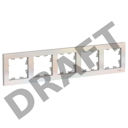 Рамка 5-м ATLAS DESIGN универс. жемчуг SchE ATN000405