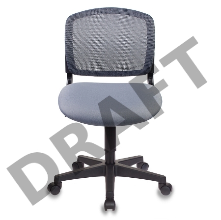 Кресло Бюрократ CH-296/DG/15-48 спинка сетка темно-серый сиденье серый 15-48