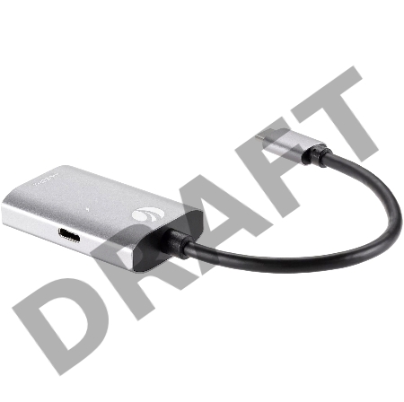 Адаптер VCOM CU452A USB 3.1 Type-Cm --> HDMI A(f) , 4K@60Hz, PD charging, Alum Shell, VCOM <CU452A>