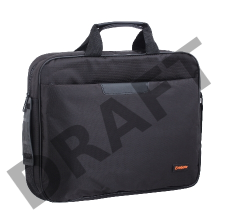 Сумка ExeGate EX264610RUS Office F1595 Black, черная, полиэстер, для ноутбуков до 15.6