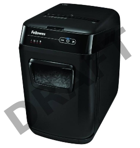 Шредер Fellowes AutoMax 200C (секр.P-4)/фрагменты/200лист./32лтр./пл.карты