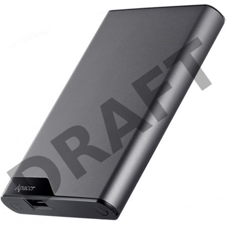 Внешний жесткий диск AP2TBAC632A-1 , USB 3.1 Gen 1 Portable Hard Drive AC632 2TB Gray Color box