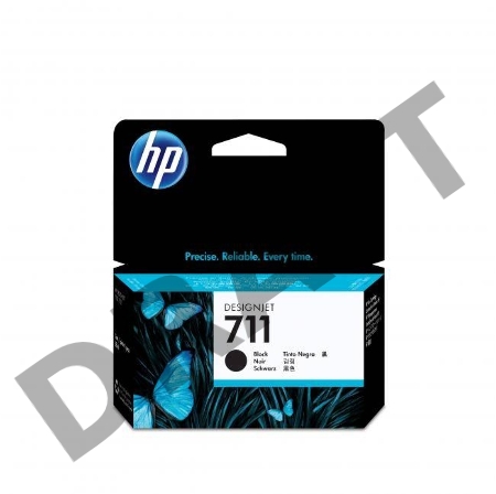 Картридж струйный HP №711 CZ129A черный для HP DJ T120/T520 (38мл)