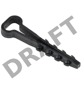 Дюбель-хомут d5х8мм для круглого кабеля нейлон черн. (уп.100шт) ИЭК UHH36-5-8-100