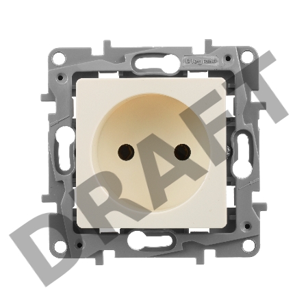 Розетка 2К винты, сл. кость ETIKA 