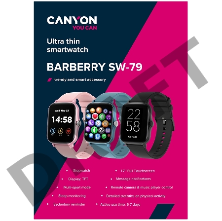 Смарт-часы CANYON CNS-SW79PP