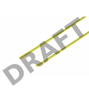 Термоусаживаемая трубка REXANT 1,5/0,75 мм, желто-зеленая, упаковка 50 шт. по 1 м