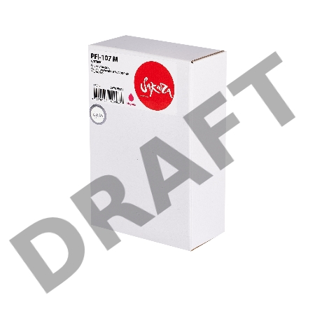 Струйный картридж Sakura 6707B001 ( PFI-107 M) для Canon, пурпурный, 130 мл.