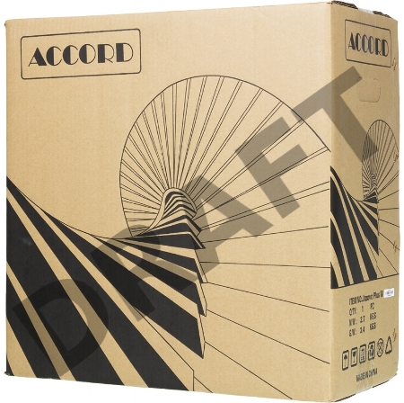 Корпус Accord JP-IV черный без БП ATX 1x92mm 3x120mm 1x140mm 2xUSB2.0 1xUSB3.0 bott PSU