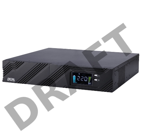 Источник бесперебойного питания Powercom Smart King Pro+ SPR-2000 LCD 1600Вт 2000ВА черный