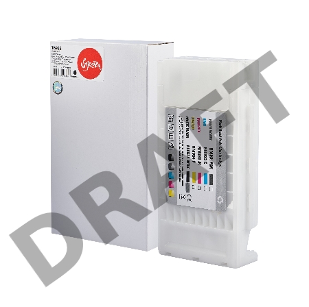 Струйный картридж Sakura C13T693500 (T6935 Matte Black) для Epson, черный матовый, 350 мл.