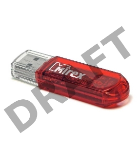 Флеш Диск 16GB Mirex Elf, USB 2.0, Красный