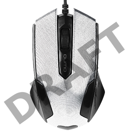 Мышь Qumo Office M14 [24131] {проводная, оптическая, белая}