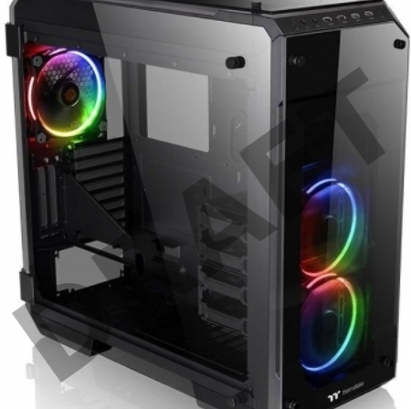 Корпус View 71 TG RGB (870680) CA-1I7-00F1WN-01 /Black/Win/SPCC/Tempered Glass*4/Color Box/Riing 140mm RGB Fan*3