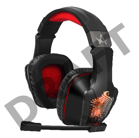 Гарнитура Qumo Arsenal GHS 0016, стереогарнитура,  подсветка, USB