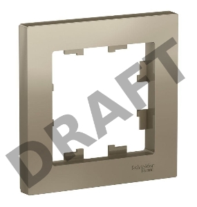 Рамка 1-м ATLAS DESIGN шампань SchE ATN000501