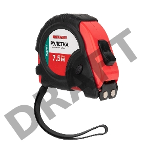 Рулетка измерительная «Профи» прорезиненный корпус, магнитная REXANT, 7,5 м х 25 мм