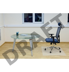 Коврик напольный Бюрократ -1084543 прямоугольный глянцевый для паркета/ламината полипропилен 120х90см