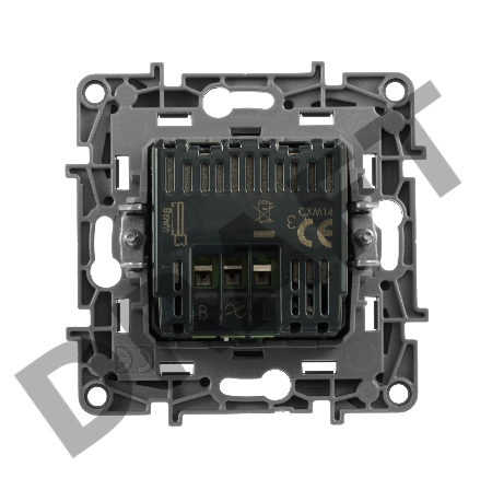 Светорегулятор нажимной 400Вт, алюминий ETIKA Светорегулятор нажимной 400Вт, алюминий