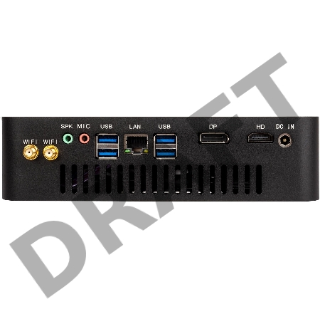 Неттоп Hiper M8 Cel J4125 (2) UHDG 600 Free DOS GbitEth WiFi BT 65W черный