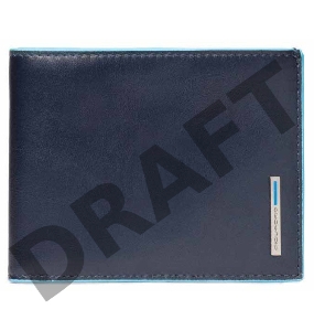 Кошелек мужской Piquadro Blue Square PU257B2R/BLU2 синий натур.кожа