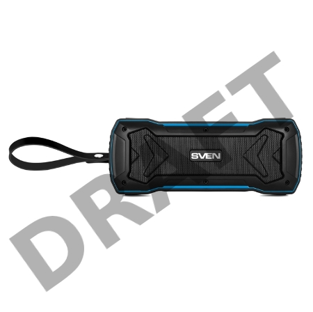 Портативная акустика SVEN PS-220, черный-синий [SV-016470] 