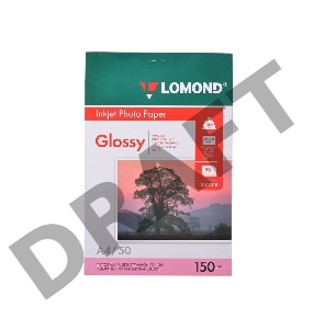 Фотобумага Lomond 0102018 A4/150г/м2/50л./белый глянцевое для струйной печати