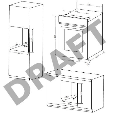 Шкаф духовой электрический MAUNFELD EOEC516S, встраиваемый