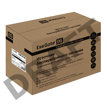 Источник бесперебойного питания  ExeGate EX292631RUS SpecialPro Smart LLB-2000.LCD.AVR.4C13.RJ.USB <2000VA/1200W, LCD, AVR, 4*C13,RJ45/11,USB, металлический корпус, Black>