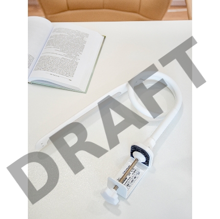 Светильник Lucia Fleksa PRO (L575) настольный на струбцине белый 9Вт