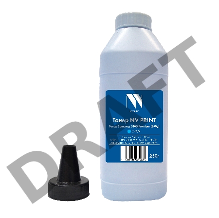 Тонер NVP для Samsung C300/CLP300/300N/350N/2160/2160N/3160/3160N/XEROX6110/6115/310/315W/CLX3175FN Premium (250 г) Cyan