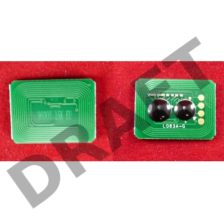 Чип OKI 9600/9650/9800/9850 Yellow 15K (ELP, Китай) 