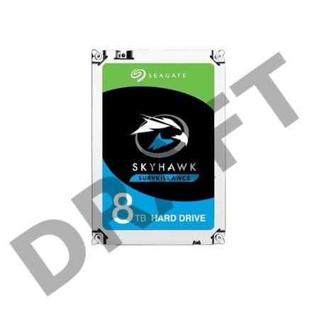 Жесткий диск SEAGATE SATA 8TB 7200RPM 6GB/S 256MB ST8000VX004 Skyhawk