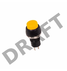 Выключатель-кнопка  250V 1А (2с) (ON)-OFF  Б/Фикс  желтая  Micro  REXANT