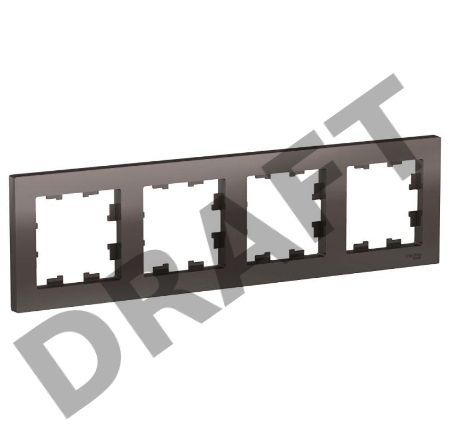 Рамка 4-м ATLAS DESIGN универс. мокко SchE ATN000604