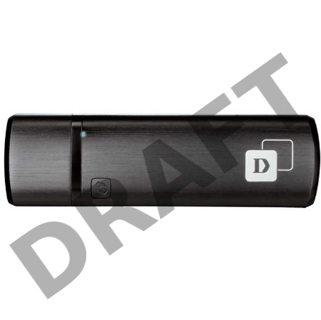 Сетевой адаптер WiFi D-Link DWA-182/RU/E1A USB 3.0 (ант.внутр.) 1ант.