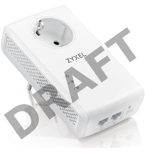 Сетевой адаптер ZYXEL PLA5456 AV2000 MIMO Pass thru Powerline Gigabit Ethernet Adaptor Twin