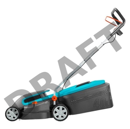 Газонокосилка роторная Gardena PowerMax 1400/34 электрическая 1400Вт